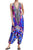 Harem Jumpsuit in Blue Fuchsia