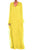 Long Kaftan Dress in Bright Yellow