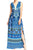 Blue Inspired Long Maxi Dress