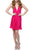 Solid Pink Short Infinity Dress