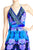 Azure Backless Jumpsuit - Floral Print