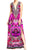 Long Maxi Dress in Fuchsia