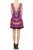 Designer Short Dress in Fuchsia