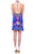Short Dress in Fuchsia Blue