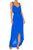 Hi Low Maxi Dress in Blue