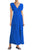 V-Neck Long Maxi Dress in Blue