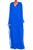 Long Kaftan Dress in Blue