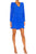 Designer Short Dress in Blue