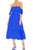 Off Shoulder Midi Dress in Blue