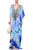 Long Kaftan dress in blue